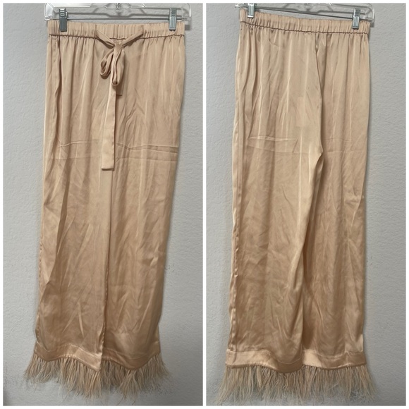 L’Academie Set Chantal Pant & The Joli Crop Top in Ivory Cream Size Small - Picture 7 of 8